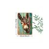 Vintage Donkey Metal Wall Art Retro Tin Sign Cafe Decor