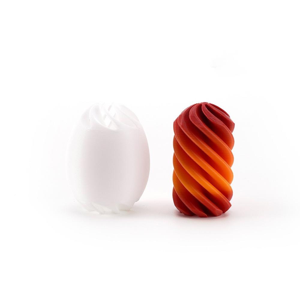 

3D Printing Rotational Egg Toy Colorful Fidget Toy Ornaments Creativity Easter Spiral Egg School Style 12