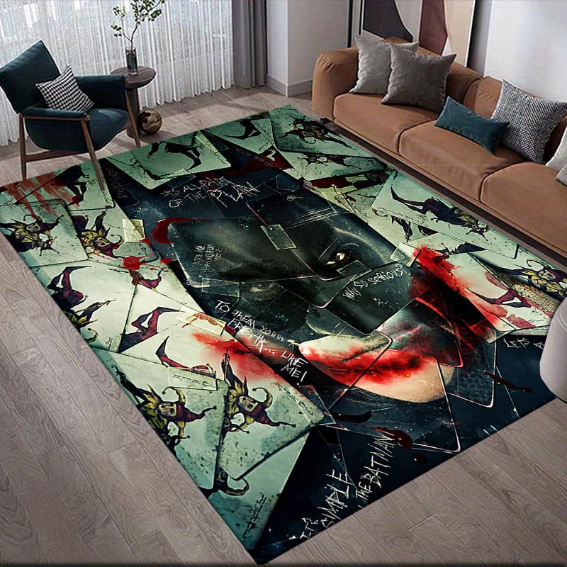 

Spliced Batman Anti-Slip Rug, Rectangular Carpet for Home Game Room & Sofa Area 60x90cm