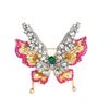 Luxury Exquisite Butterfly Brooches For Women Girls  Insects Pins Versatile Shiny Corsage Clothing Accessories Gifts