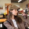 Vintage Berets for Women Solid Color Adjustable Cotton Artist Painter Cap Spring Summer Casual Lady Forward Hats