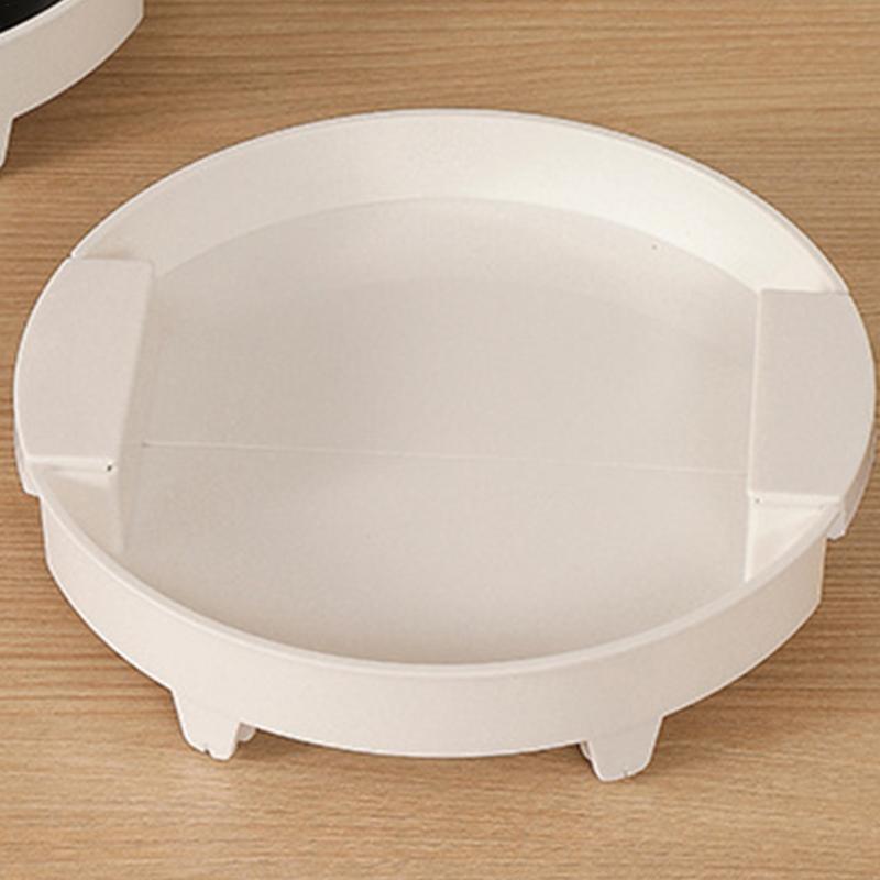 Kitchen Turntable Organizer Seasoning Turntable Organizer 360 Degree Rotation Pantry And Fridge Storage Stand Space-Saving For