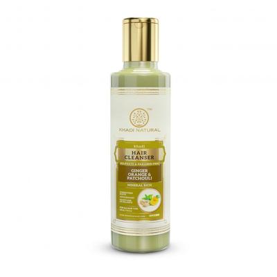 Shampoo com Gengibre, Laranja e Patchouli: para um cuidado capilar completo (210ml), Limpador de cabelo gengibre laranja e patchouli