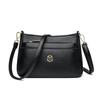 Middle mother women shoulder bag messenger bag elderly large capacity soft leather light change mobile phone bag