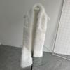 Soft Plush Scarf Thickened Leopard Print Scarf Warm Winter Scarf  For Women