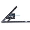 Y5GD Versatile Angles Rule Clear Scale Carbon Steel Protractors Easy To Read Protractors Measuring for Carpentry & Building