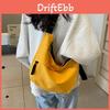 Fashionable Nylon Commuter Bag Large Capacity Casual Solid Color Korean Style Tote For Women