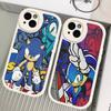 S-SonicS Anime For IPhone 16 15 14 13 12 11 Pro Max Plus Leather Phone Cover