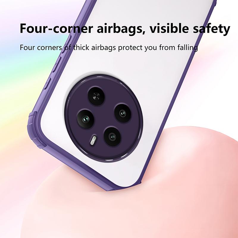 Luxury Transparent Shockproof Armor Case For Realme 5 5i 5s 6i 11 11x For Realme 12 Pro Plus 12X 12 Lite Clear Bumper Hard Cover