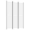 Vidaxl 3-Panel Room Divider, White, 150X220 Cm, Fabric