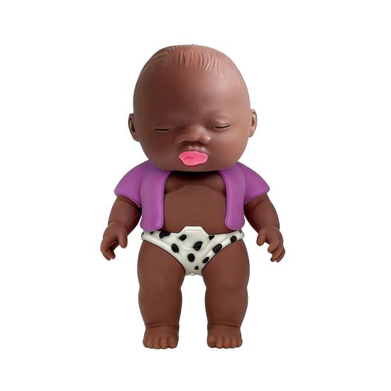 Black Babies Stress Relief Toy Slow Rising Anxiety Relieving Mini Baby Squeeze Toy