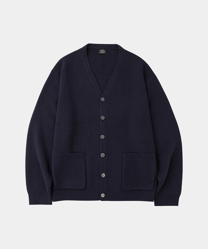LETTERCOMO Essential V-Neck Cardigan Knit 4 Colors