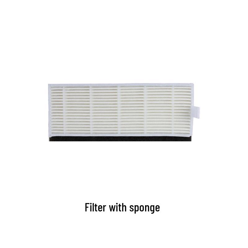 iLife A4 Series Robot Vacuum Accessories: Main Brush Cover, Side Brush, Filter, Mop (for A4S/A40/CEN550 Models)