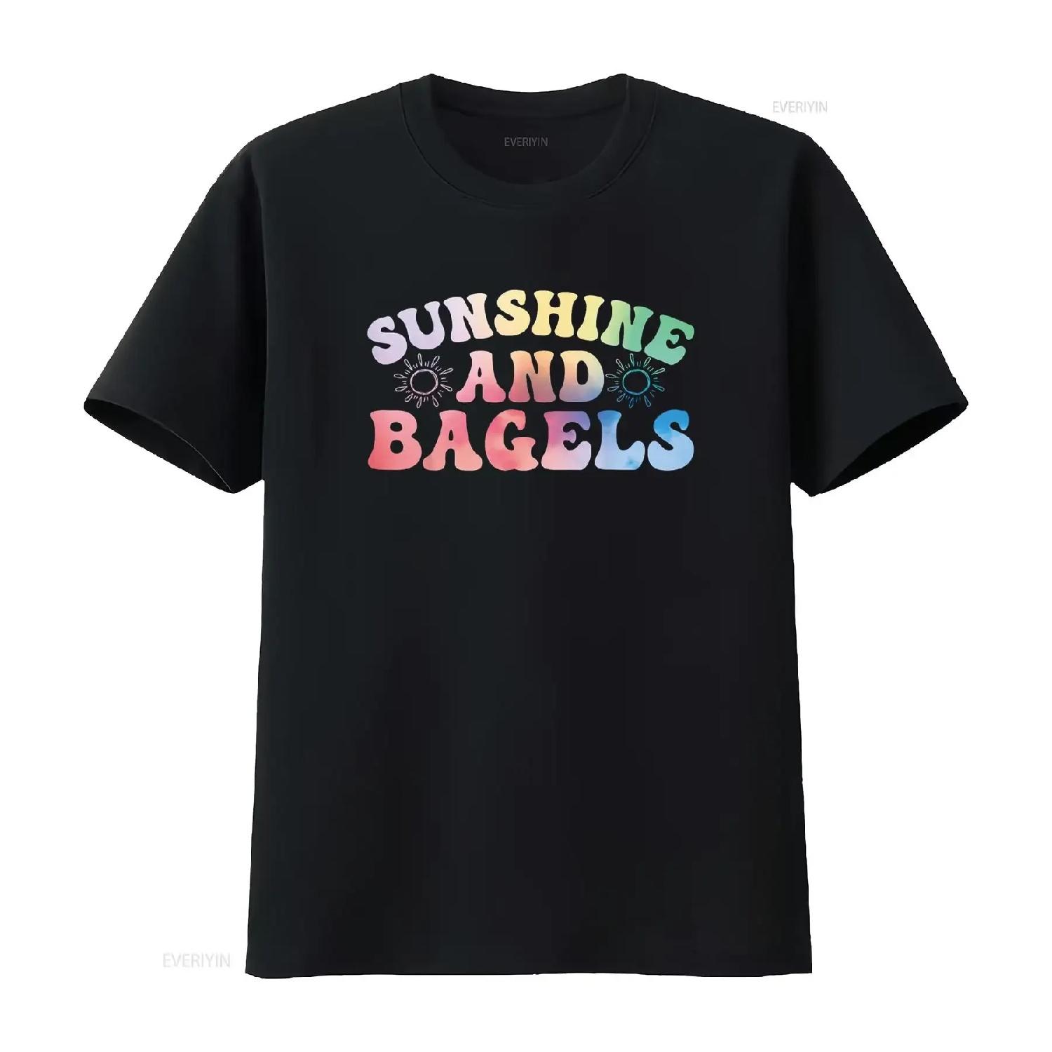 Spread Love as Thick Cream Cheese Funny Bagel Lover T Shirt vintage Washed Slightly homme Top For Everyday Wear Soft XXXXL