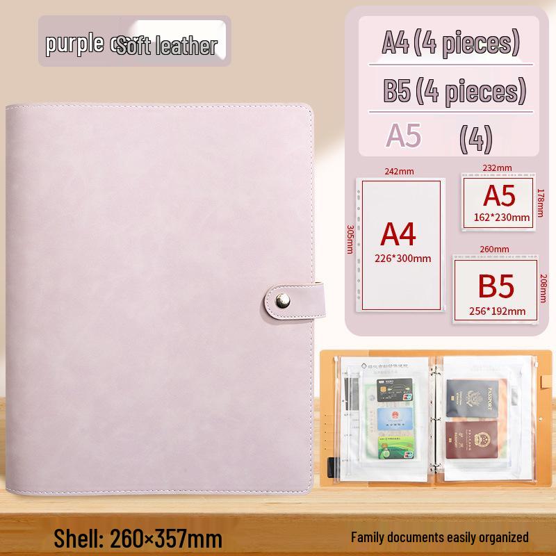 

Многофункциональный семейный держатель для документов и карт для свидетельств и регистраций