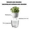 Self-Watering Plant Pots Self-Watering Pots,Double Layer Planter with Reservoir, Clear Flowerpot Decorative Pot for African