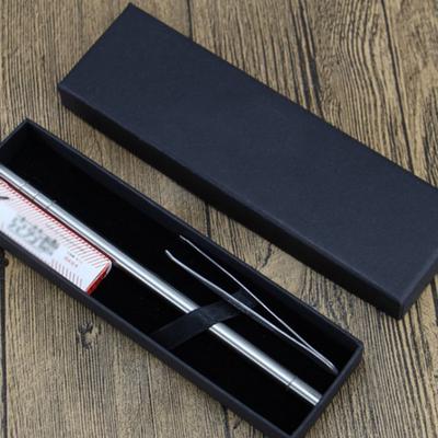 1 Set Hair Styling Eyebrows Beards Pen Stainless Steel Razor Salon Engraved Pen & 10 Blades
