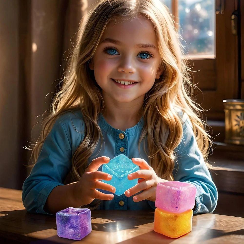 TPR Maltose Squeeze Block Squishy Decompression Toy New Simulated Tofu Squeeze Toy