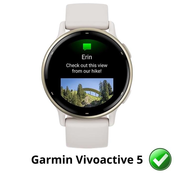 Screen Protector for Garmin Vivoactive 5 [6 Pack] Ultra Thin Resistant Protective Plastic Film Phonillico