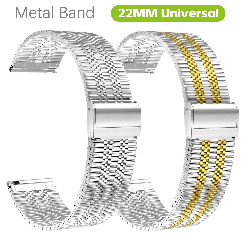 22mm Milánský náramek pro Huawei Watch Band GT 4 46mm Watch4 Pro GT 3 2 Pro Kovový náramek pro AmazfirtGTR 2e GTR 47mm GalaxyWatch3 46