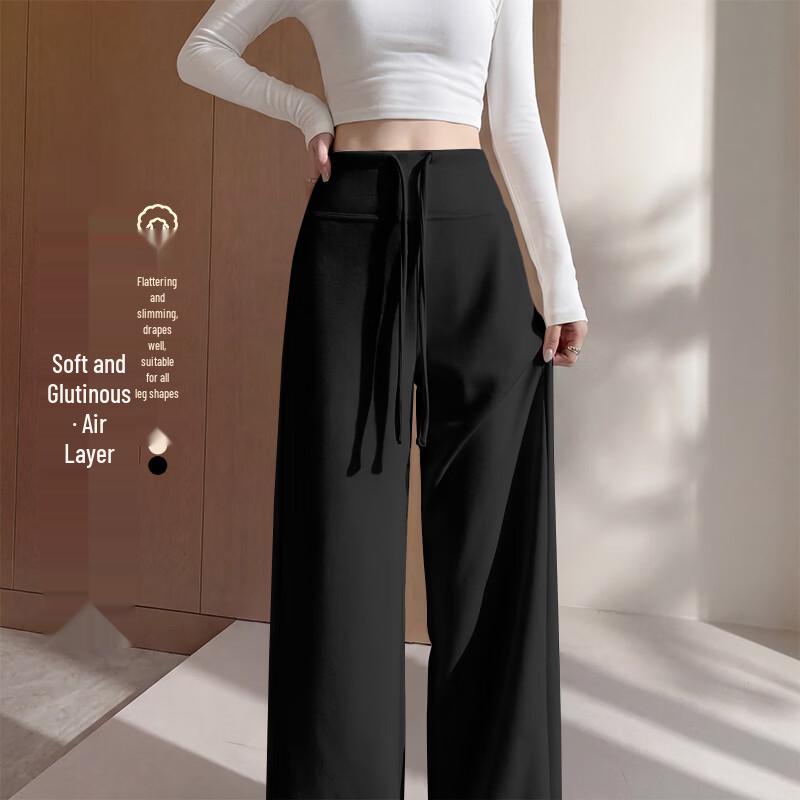 

Baleno Women s High-Waist Straight Wide-Leg Trousers L