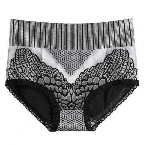 

Непротекаемые менструальные трусики-слипы с высокой талией, с эффектом подтяжки ягодиц, из полиэстера и графена, бесшовное нижнее белье для женщин 40-87kg&1pc