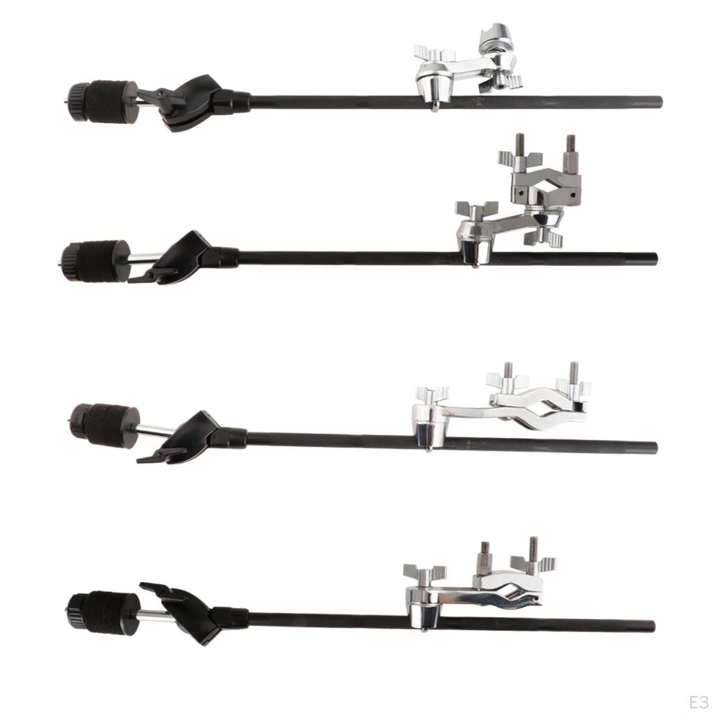Symbalarmfeste for musikkinstrumenter med justerbar tilt og brems