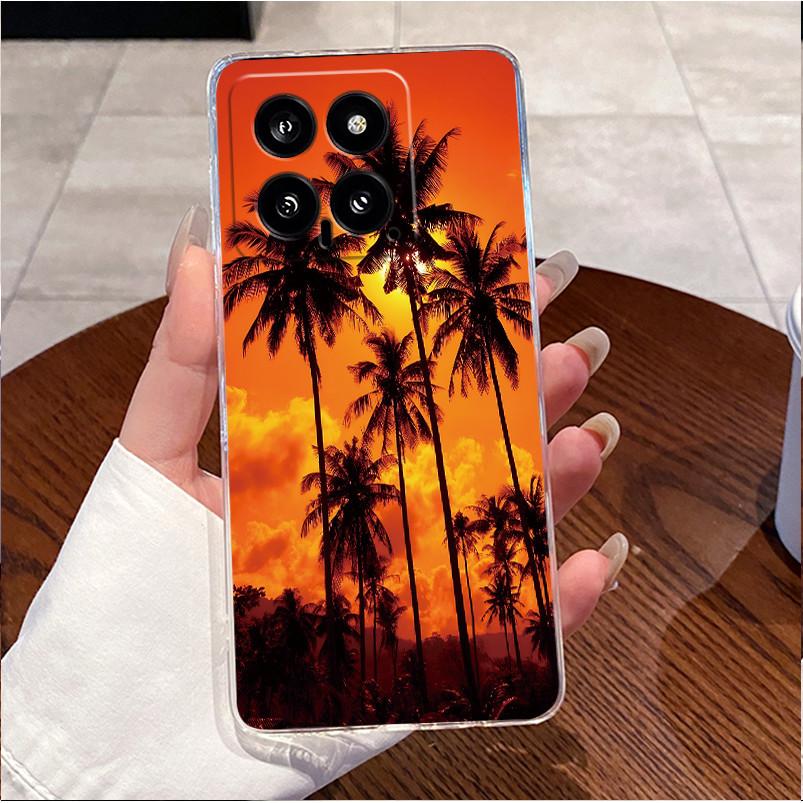 For Xiaomi Mi 14 / 14 Pro Clear Case Luxury Cute Love Rabbit Funny Ultra Slim TPU Silicone Soft Back Cover For Mi14 14Pro Casing