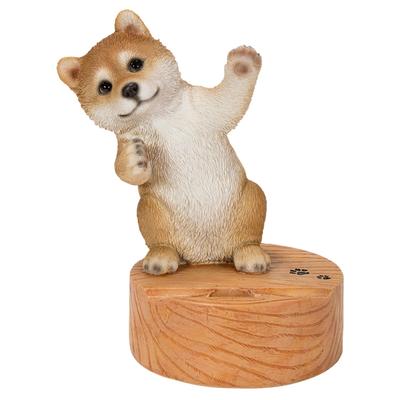 Ubia Dancing Shiba Inu Smartphone Stand, 11.7 X 9.8 X 15.2 Cm, Shiba Inu Figurine, Animal Figurine, Dog, Music, Dancing, Cute, H20364