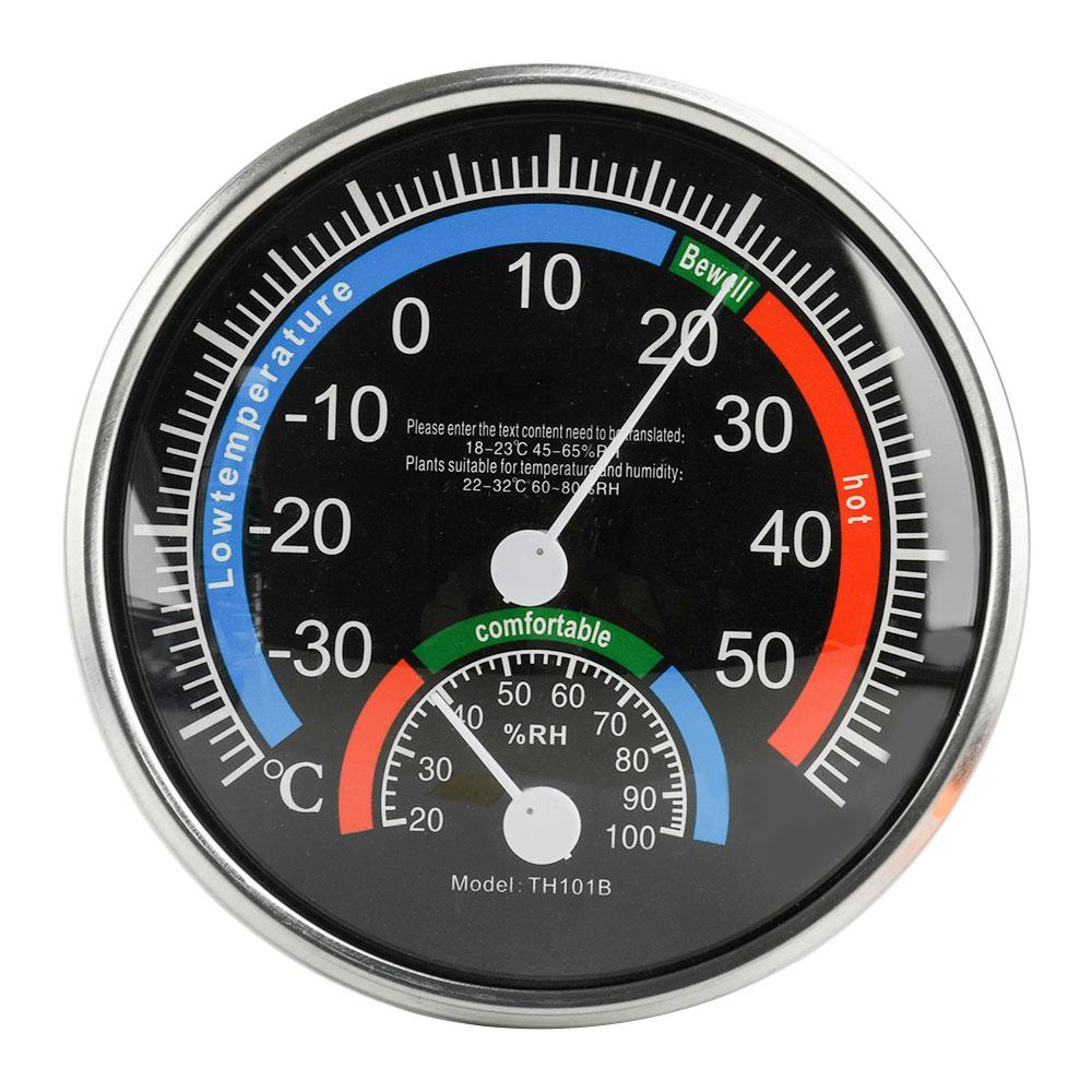 

Pointer type hygrometer, thermometer, hygrometer, indoor wall mounted desktop hygrometer, household thermometer чорний