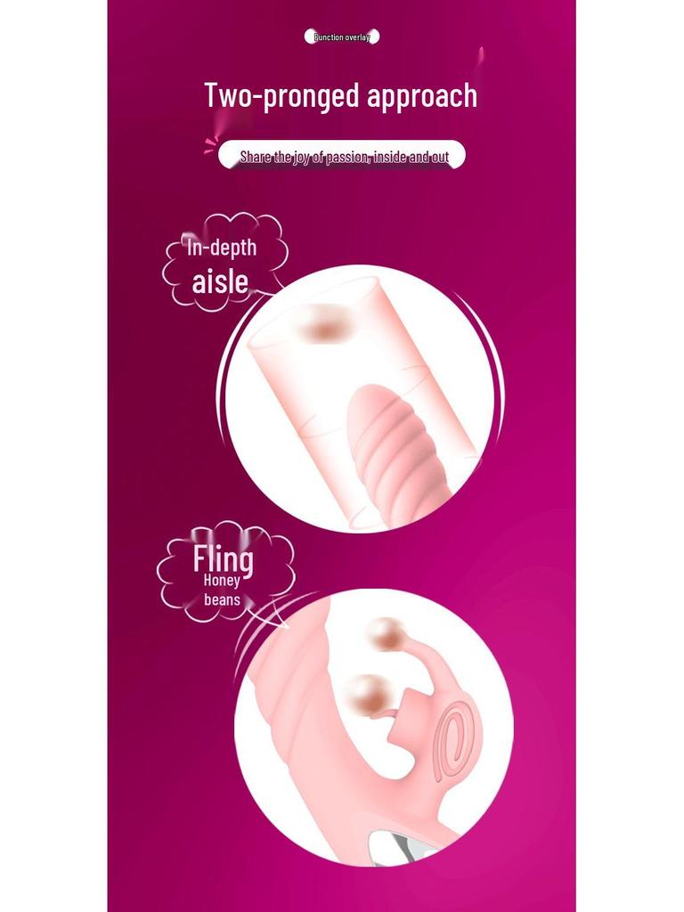 YEQU Night Fun Silicone Vibrating Massager - Realistic Female Pleasure Stick