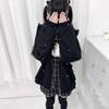 Girls Cartoon Bunny Lace Trim Long Sleeve Jacket Princess Spring Autumn Outerwear for Big Kids