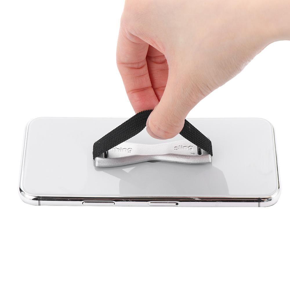 1Pcs Universal Color Phone Back Sticker Sling Phone Holder Strap Bracket Elasticity  Finger Grip Selfie Strap Sling Phone Holder