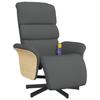 VidaXL Fauteuil Inclinable de Massage avec Repose-pieds, Chaise de Relaxation avec Dossier, Siège avec Accoudoirs Salon, 356614