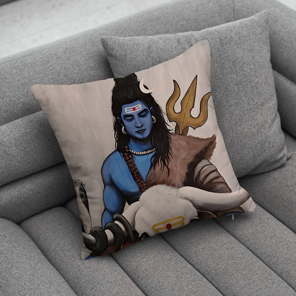 

India Art Lord Shivasjpg Pillow Case Pillowcase Home Sofa Cushions Car Cushions Pillowcover Office Pillowshell Pillow 30x30cm