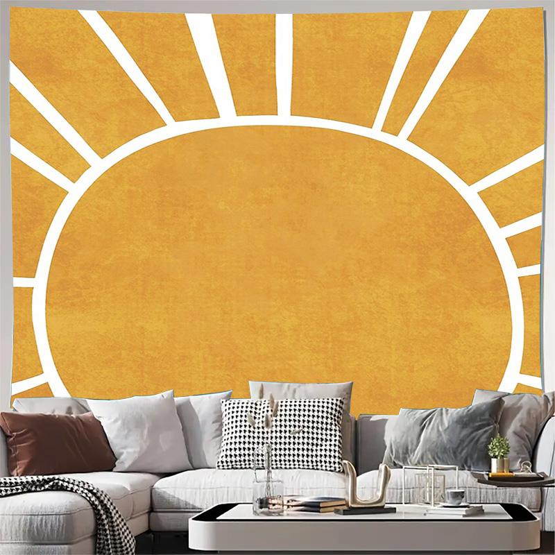 

Boho Tapestry Wall Hanging Aesthetic Room Decor Nature Landscape Wall Art Dorm Room Decor Beach Theme Home Textile Living Room D 74x94cm(29x37in)