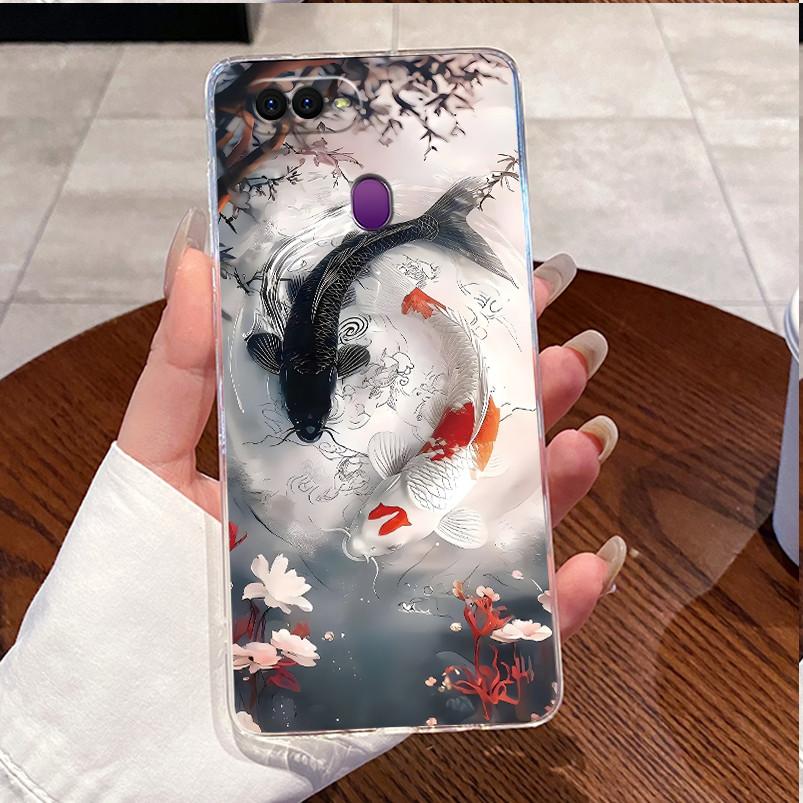 For Oppo A5s AX5s Case CPH1909 Clear Luxury Cute Love Heart Rabbit Funny Soft TPU Casing For Oppo A12 Phone Case CPH2083 CPH2077