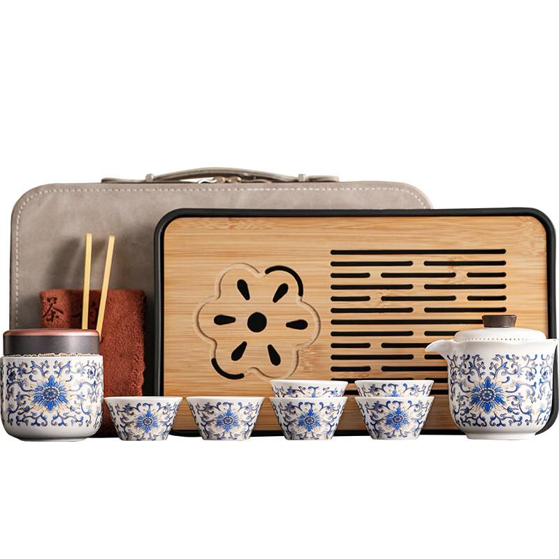 Entwined Lotus Travel Tea Set