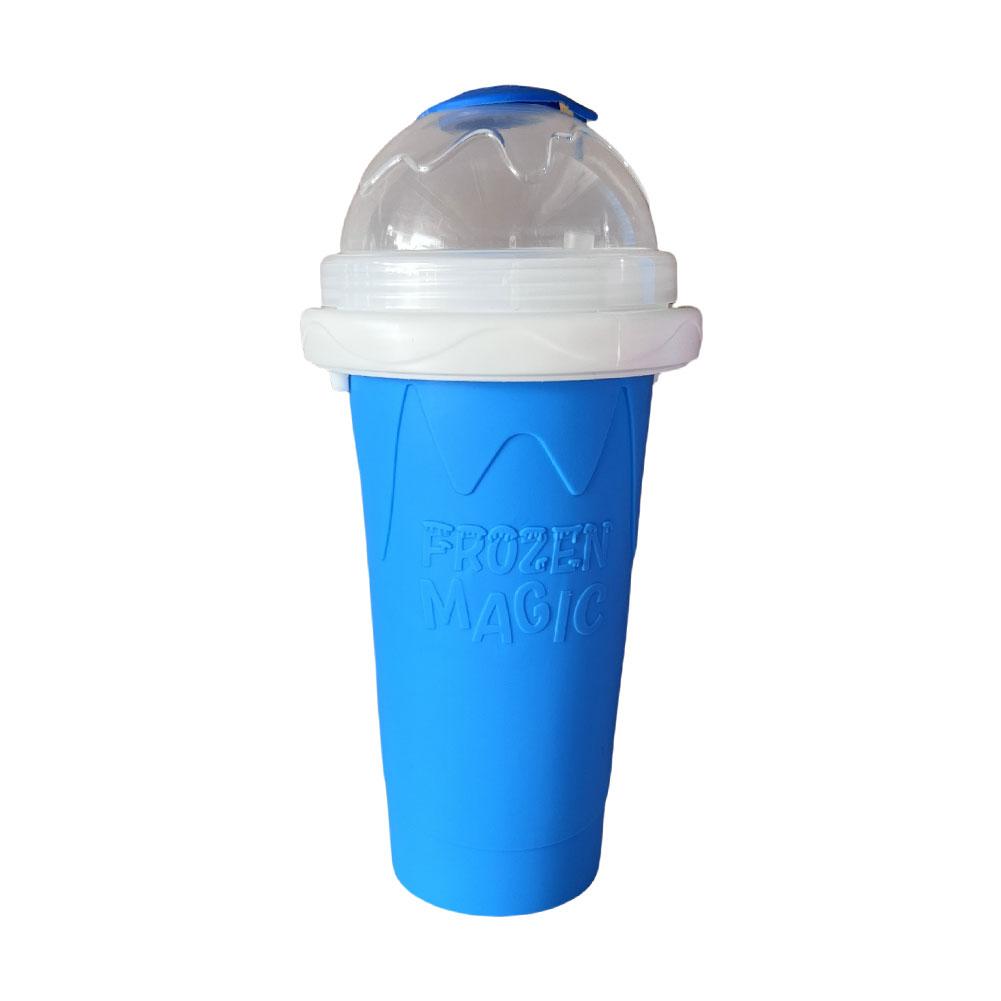 

Портативный стакан для смузи с отжимом гаджеты кухонные вещи Стакан Стакан для слякоти для соков молока и мороженого Сделайте кухонные предметы аксессуары синий