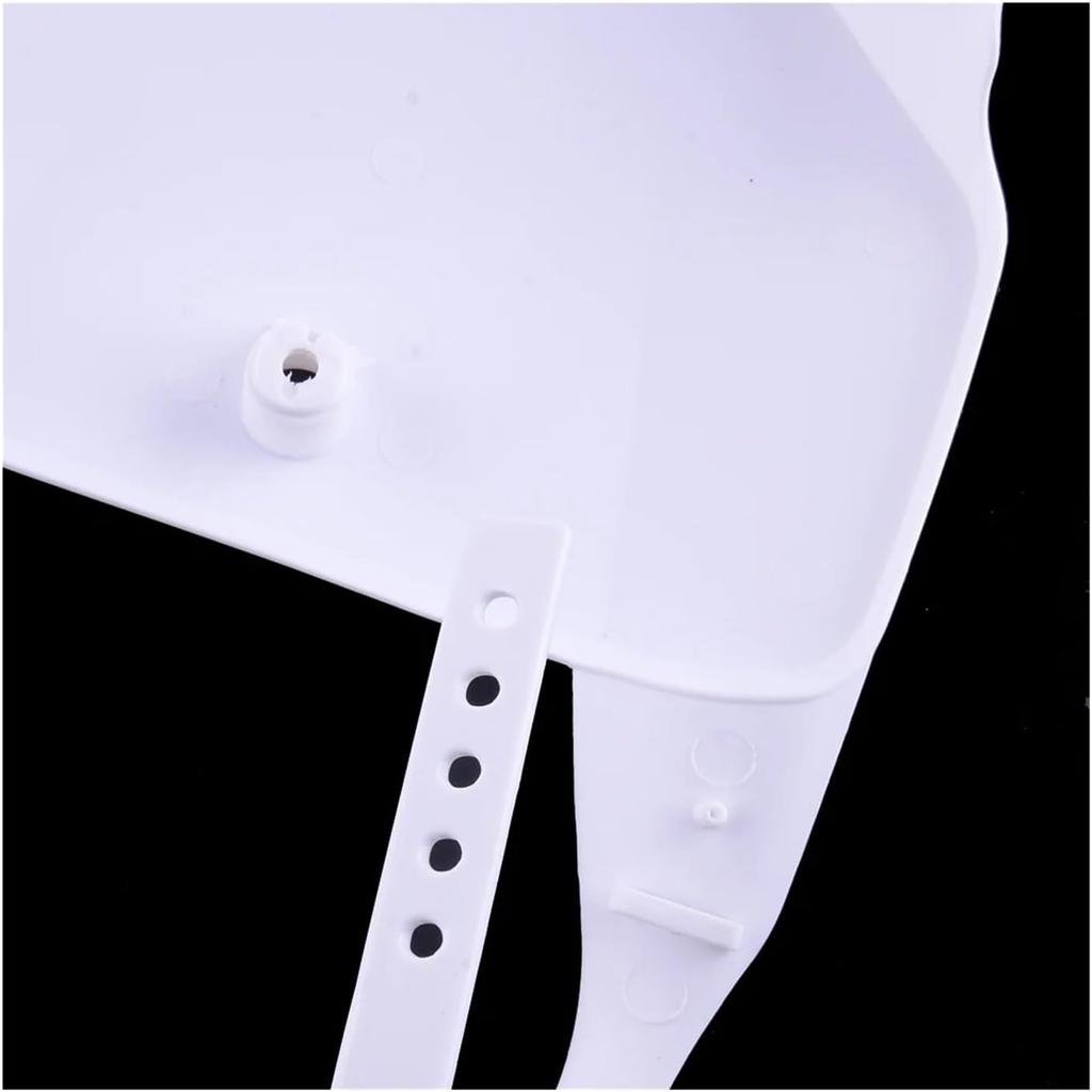 White Motorcycle Front Number Plate Compatible with CRF150F CRF230F 2003 2004 2005 2006 2007 2008 2009 2010 2011-2019 FNP-09-WT
