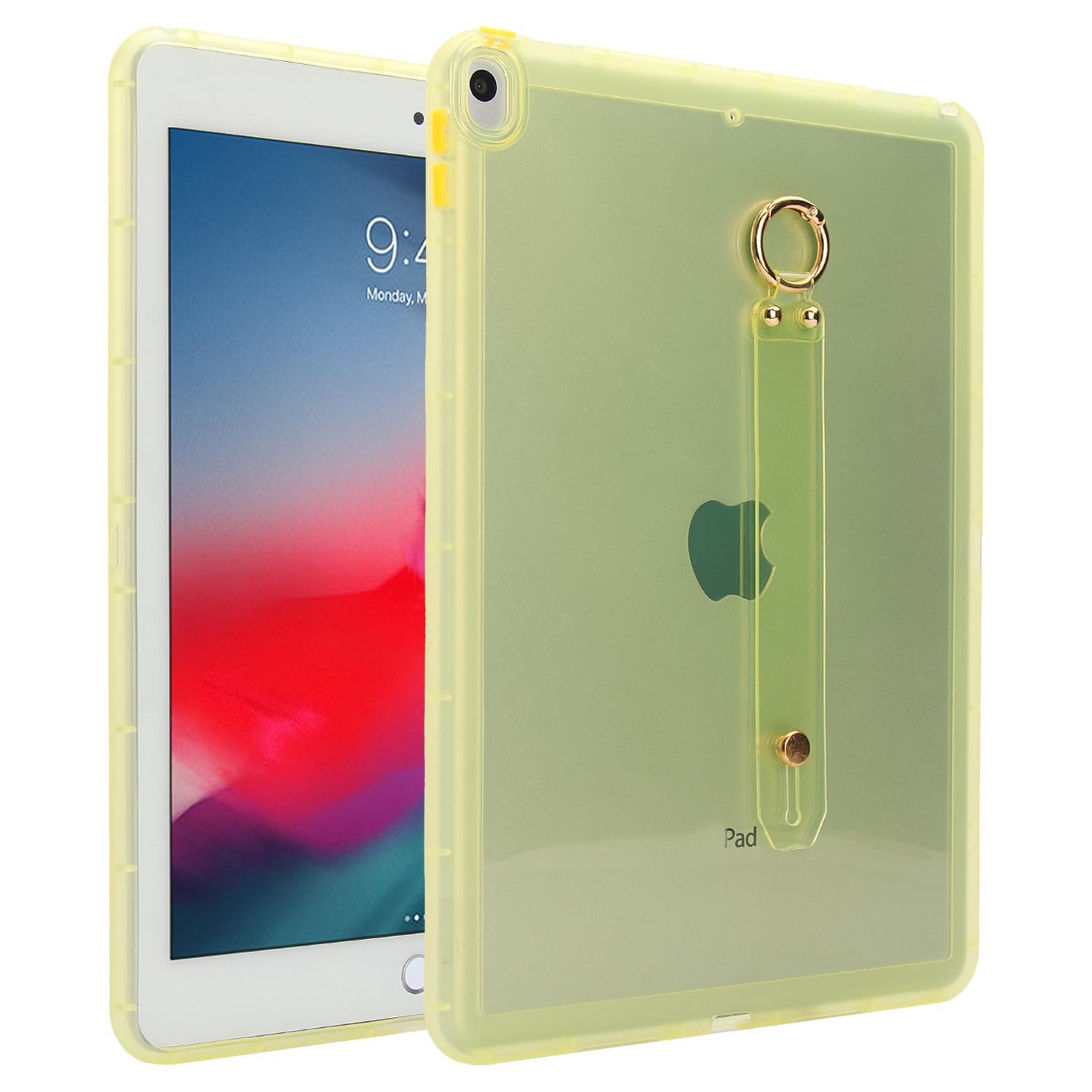 

Для iPad Air 10.5 дюйма (2019 р) Чохол Протиударний TPU Чохол для Планшета з Ремінцем на Зап ясті Yellow