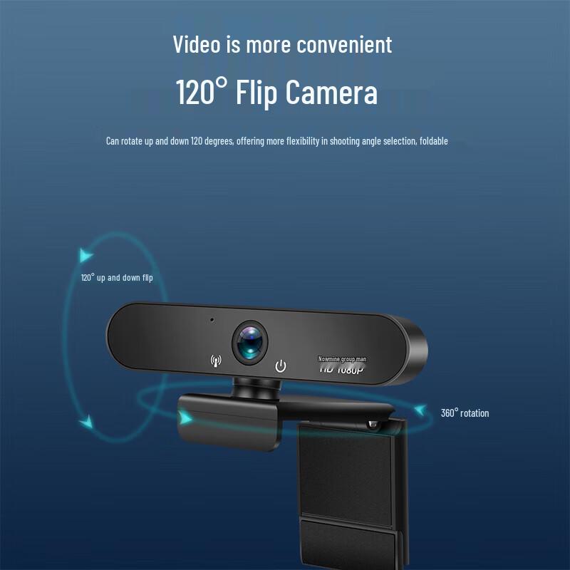 Newsmy NM08 1080P HD Webcam with Microphone