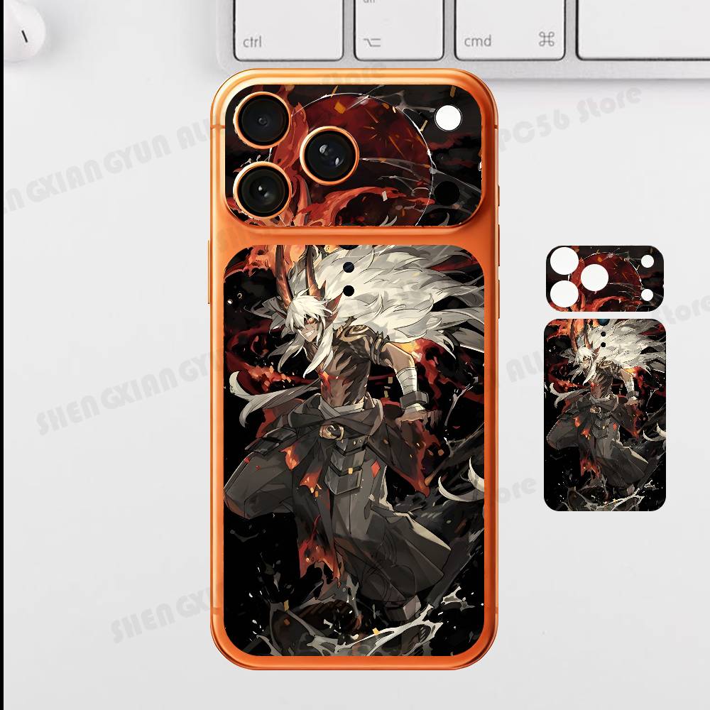 

Game O-Onmyoji For IPhone 17 Pro ProMax Full Back Cover Decal Wrap Skin Rear Protective Sticker Film iPhone17promax