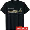 P40 Warhawk US Airplane Historic War Bird Fighter Men TShirt Short Sleeve Casual Cotton ONeck Summer Shirt