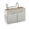 1pc Nordic Bedside Storage Bag Cotton Linen Bed Basket Hanging Organizer For Dorm Room Bunk Bedroom Organizer Storage Pockets