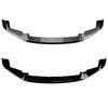 Car Front Bumper Spoiler Lip Splitter Trim Exterior Accessores Carbon Fiber Style Glossy Black CS Style For BMW F87 M2 2016-2021