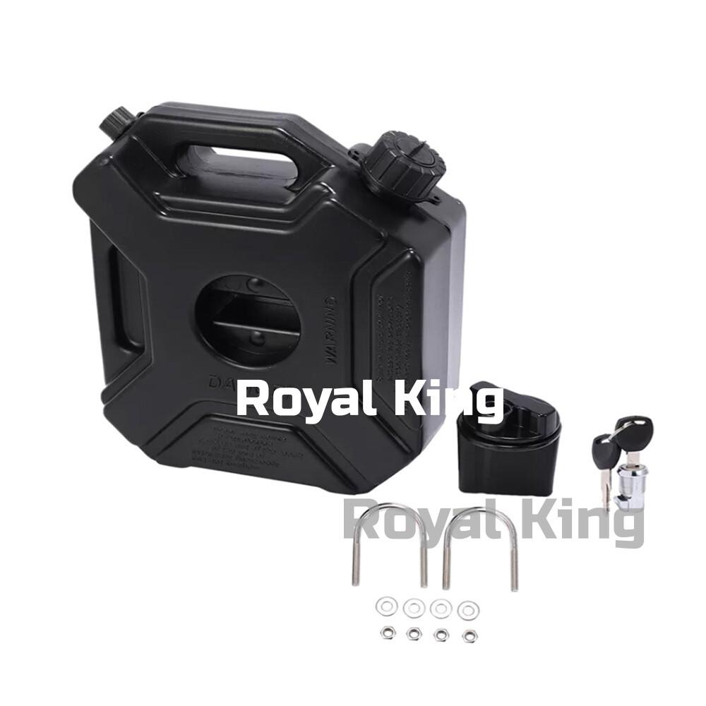 Black "Jerry Can With Mount" Fit for Royal Enfield Himalayan 411 BS4
