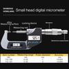 Hengliang 0-25mm 0.001mm Measurement high-precision stainless steel blade tip keyway small head micrometer micrometer digital