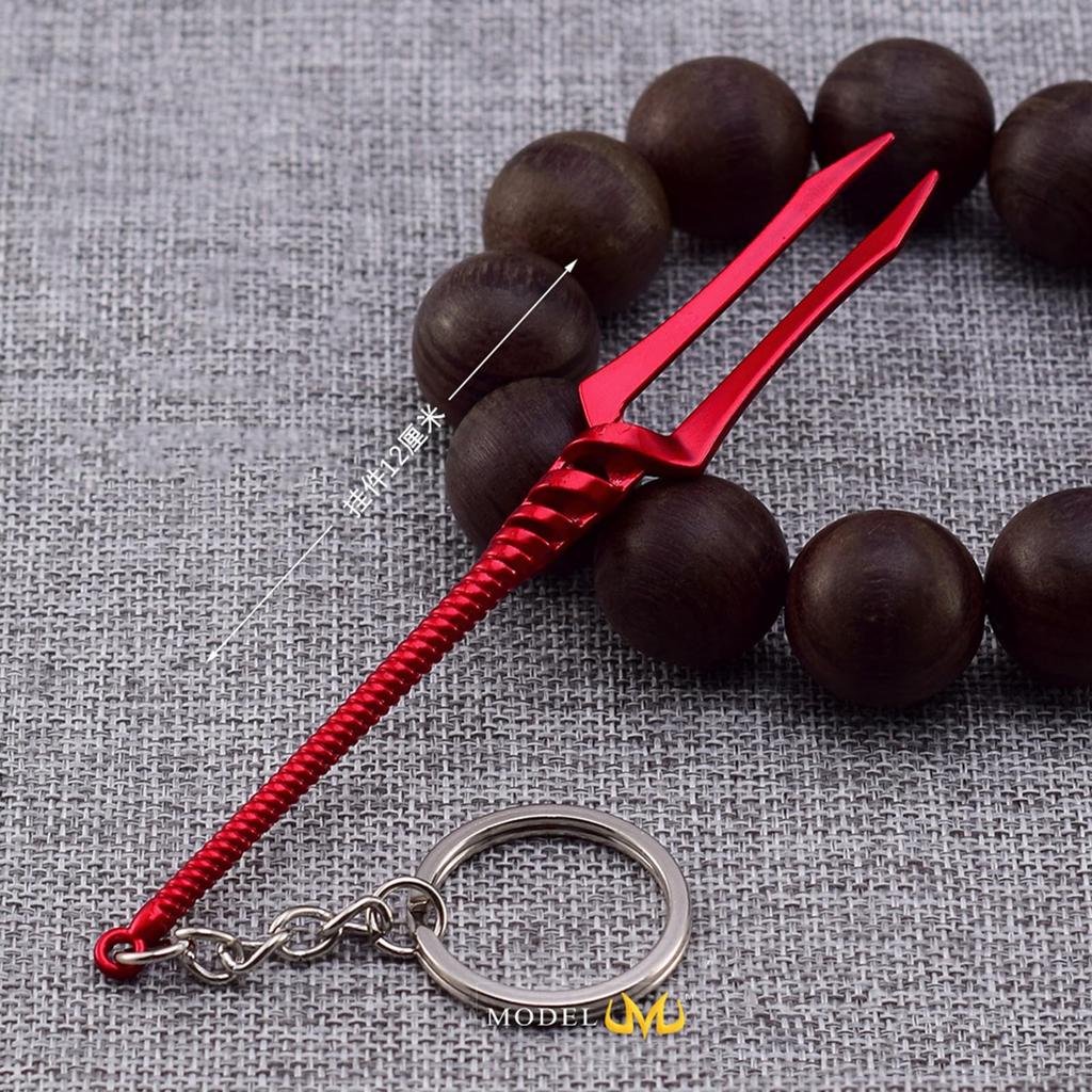 Neon Genesis Evangelion Spear of Longinus and Spear of Gaius Keychain Set of Fan Easy To Key Car Birthday Gift [QQLADY] 2, Alloy, Anime, Movie, Game,