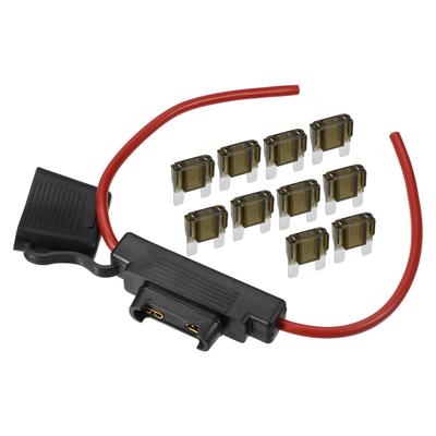 A ABSOPRO Fuse Holder 70A Max Style Fuse 10 AWG Fuse Holder Waterproof